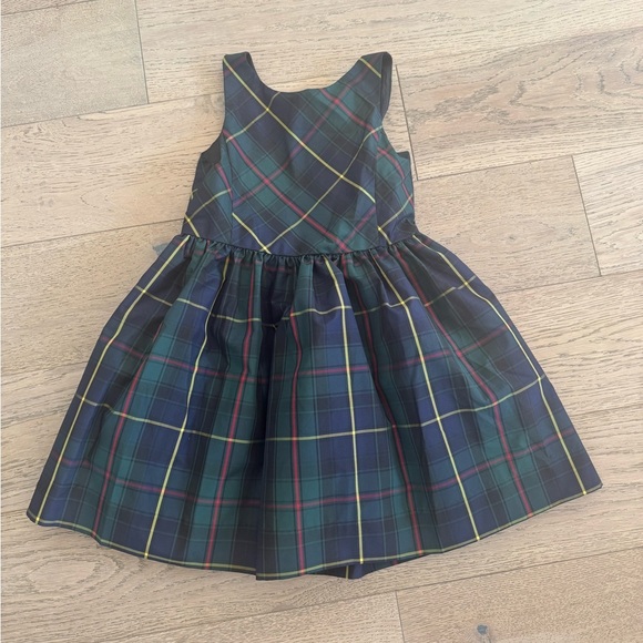 Polo Ralph Lauren Other - Polo Ralph Lauren Girls Plaid Holiday Dress Green Size 5